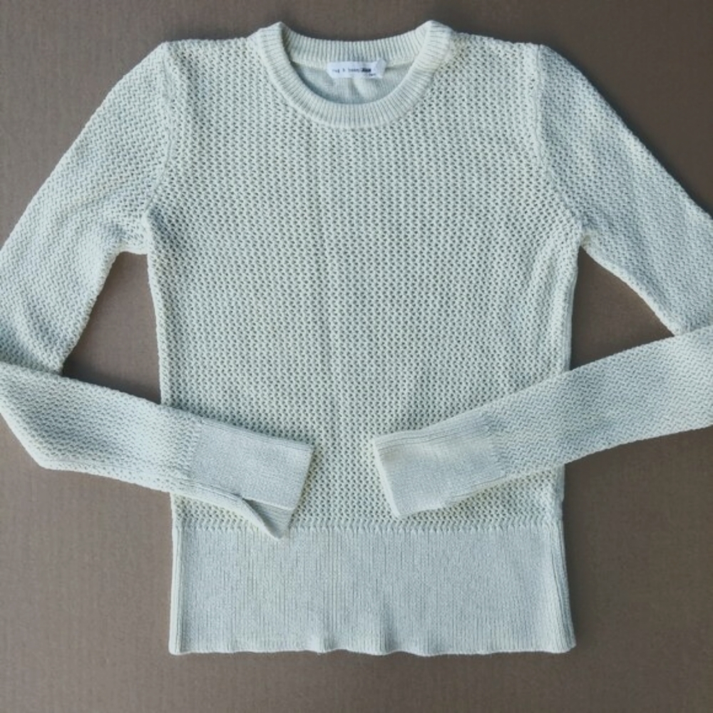 Rag & Bone Buttercream lightweight Knit Sweater Sz XS